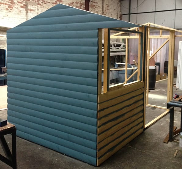 garden building installation